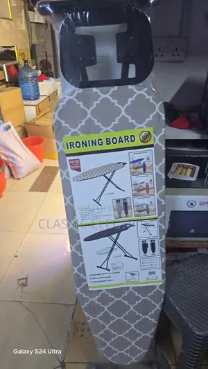 Strong and Durable Metallic Portable Ironing Board