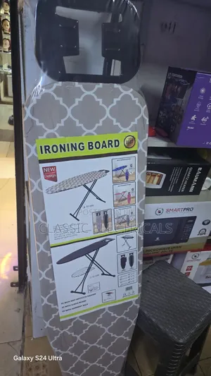 Strong and Durable Metallic Portable Ironing Board
