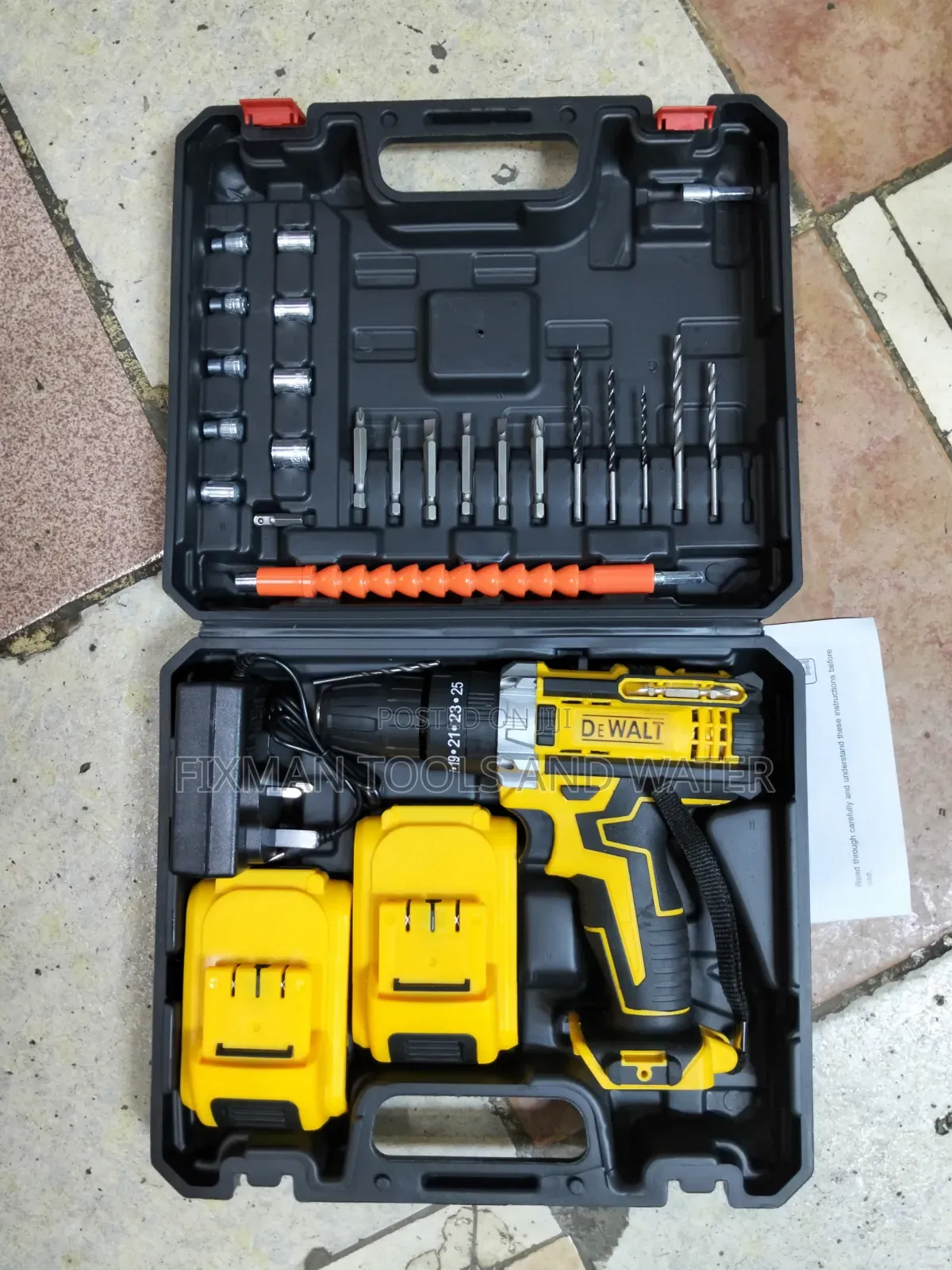 Dewalt Cordless Drill 48 Volt With Accessories 1 Year Warranty