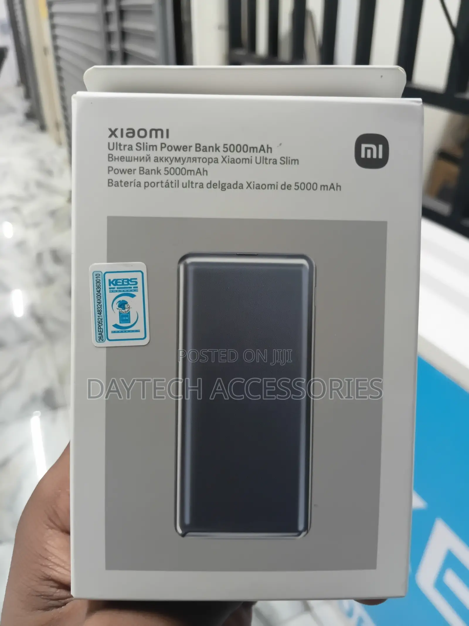 Xiaomi Ultra Slim Power Bank 5000mAh - Black