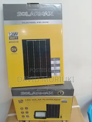 Solarmax 200W Solar Floodlight – High Power Outdoor Lighting