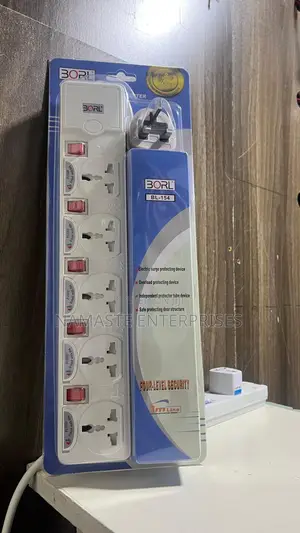 BORL BL-154 4-Way Extension Socket - 3M Cable With Surge Protection