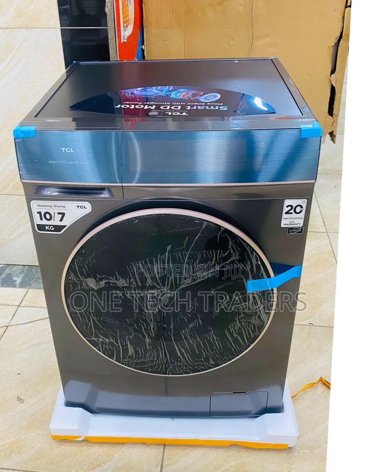 TCL 10/7kg Wash and Dry Front Load Washing Machine