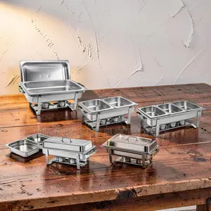 Factory Prices Durable Build 11L Stainless Steel Triple Chafing Dish