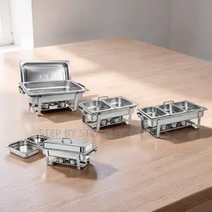 Factory Prices Food Serving 11L Stainless Steel Triple Chafing Dish