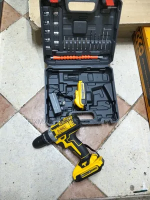 Powerful Dewalt Cordless Drill 2 Battery 48 Volt With Charger
