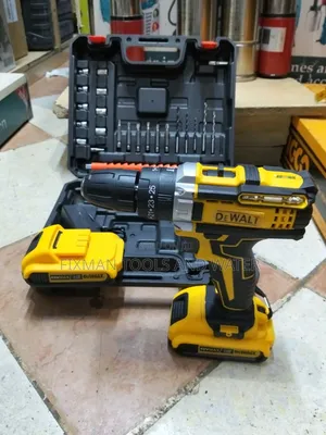Powerful Dewalt Cordless Drill 2 Battery 48 Volt With Charger