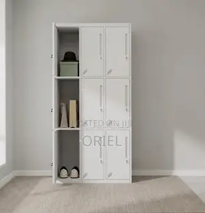 Office Cabinet : Staff 9-Unit Steel Locker Cabinet