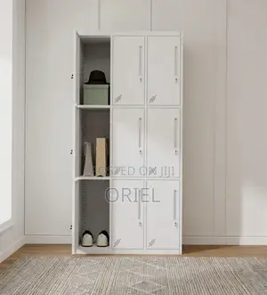 Office Cabinet : Staff 9-Unit Steel Locker Cabinet