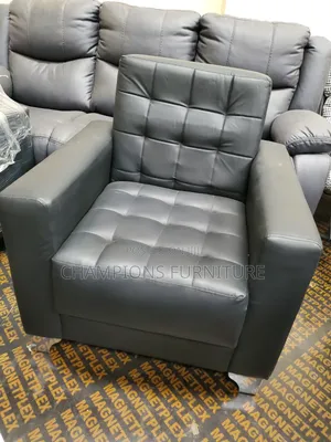 Executive Single Seater Leather Sofa