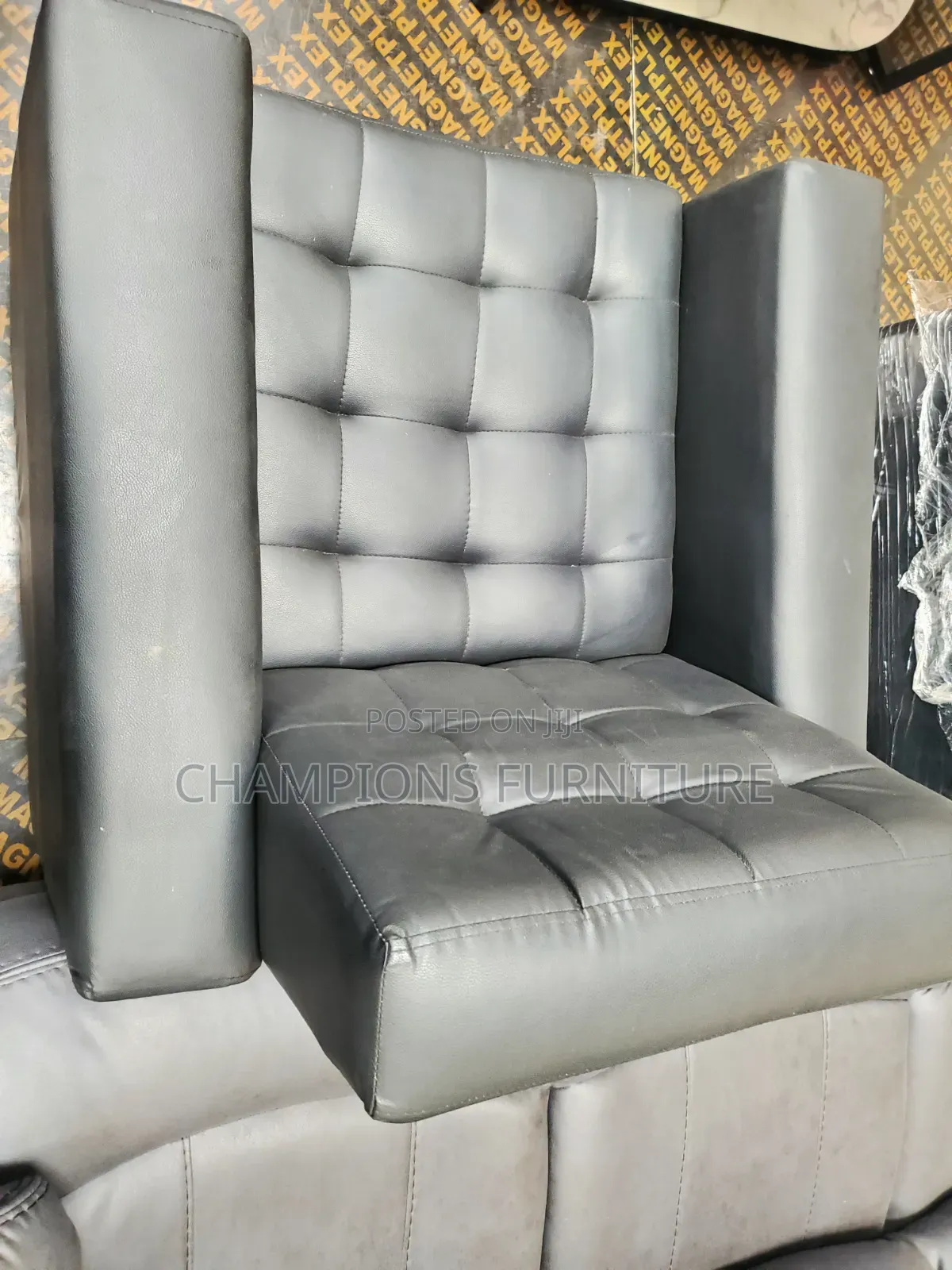 Executive Single Seater Leather Sofa
