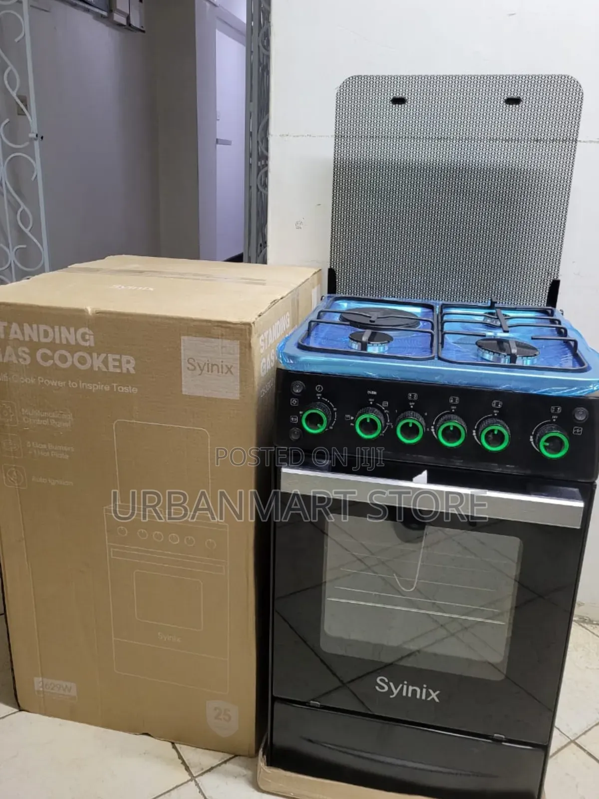 Syinix 50×50 Gas Cooker With Electric Oven