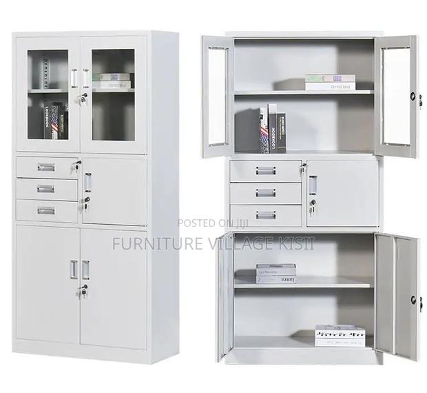 Office Cabinet: 2-Door Metallic Cabinet With Safe - thumbnail 11