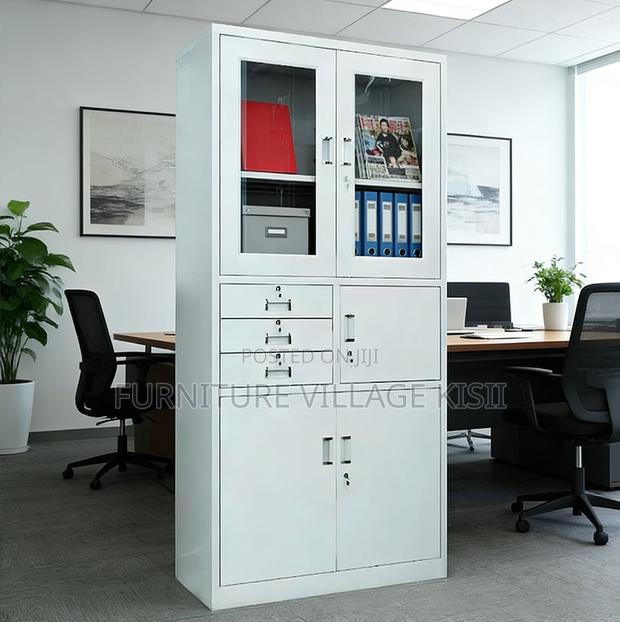 Office Cabinet: 2-Door Metallic Cabinet With Safe - thumbnail 6