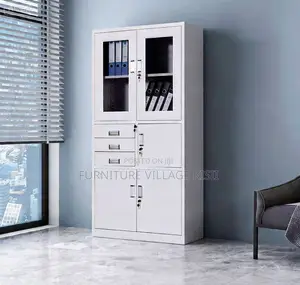 Office Cabinet: 2-Door Metallic Cabinet With Safe