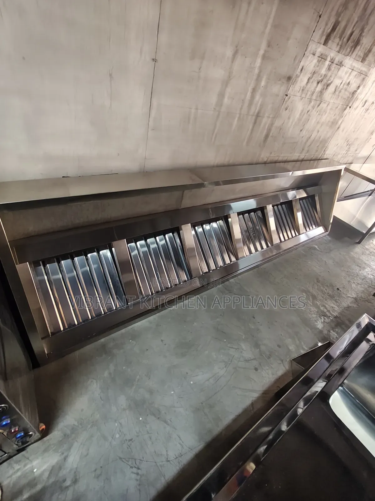 4m Stainless Steel Commercial Kitchen Hood