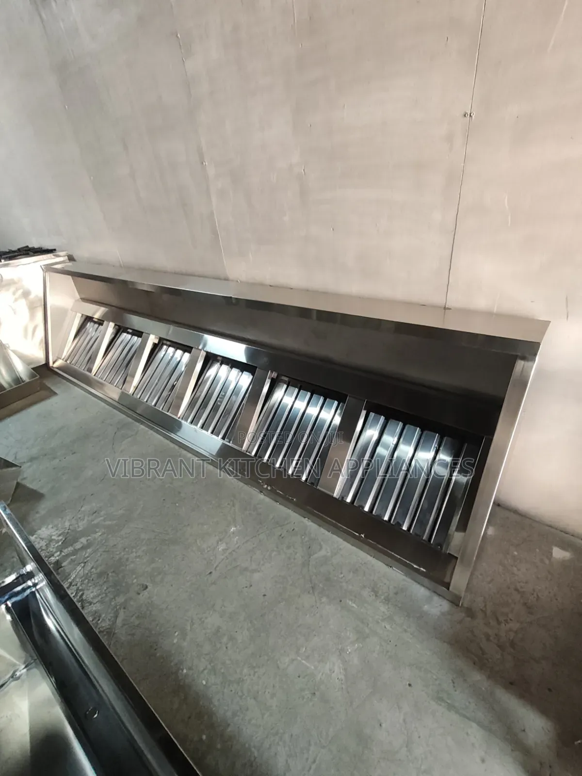 4m Stainless Steel Commercial Kitchen Hood