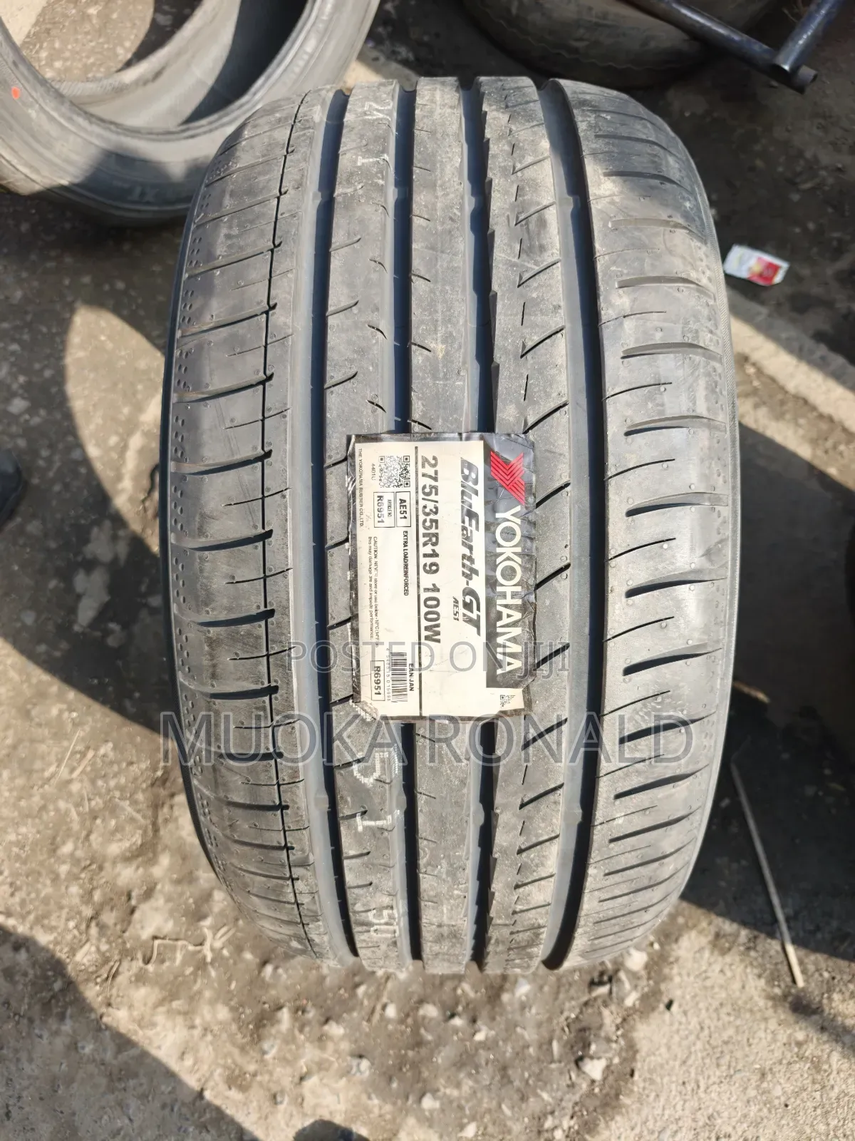 275/35r19 Yokohama Tyre Made in Japan