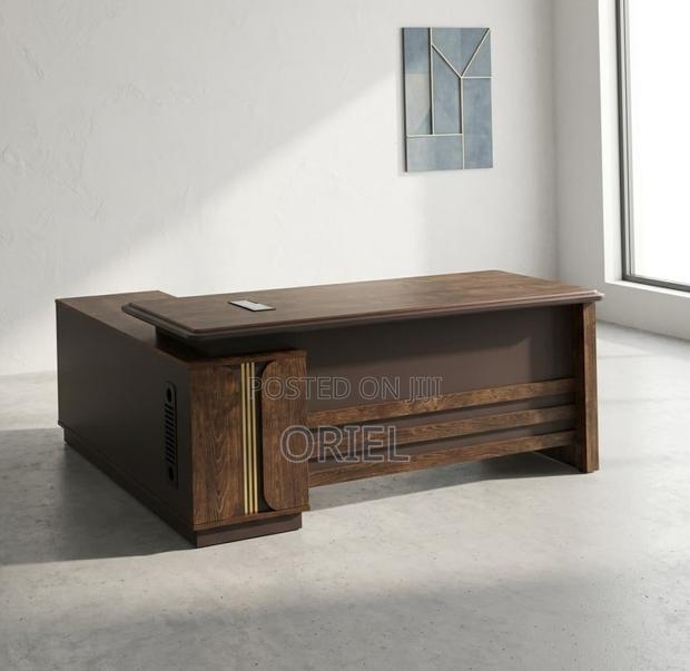 Executice Office Desk : 1.8M L-Shaped Table - thumbnail 3