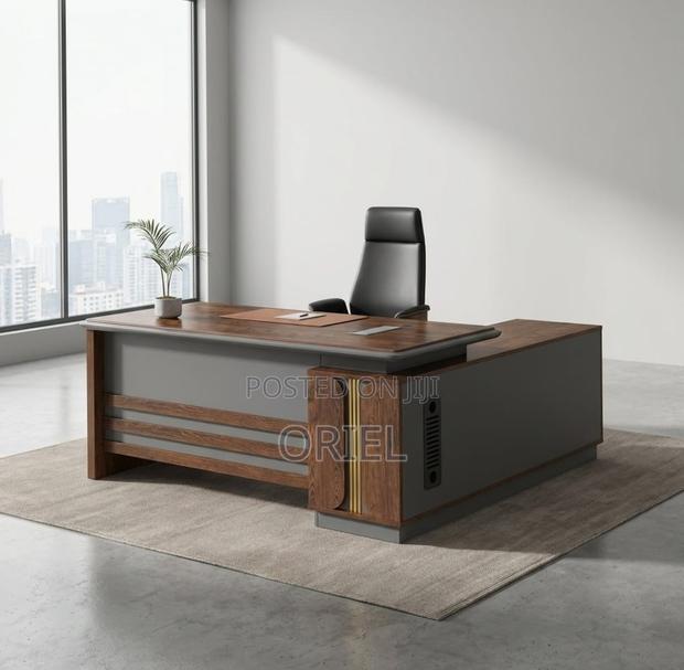 Executice Office Desk : 1.8M L-Shaped Table - thumbnail 6