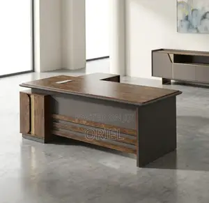 Executice Office Desk : 1.8M L-Shaped Table