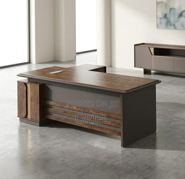 Executice Office Desk : 1.8M L-Shaped Table - thumbnail 5