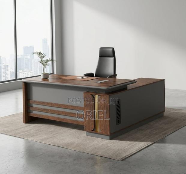 Executice Office Desk : 1.8M L-Shaped Table - thumbnail 9