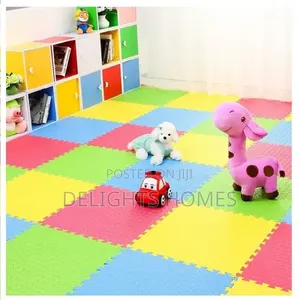 8Pcs Thick Foam Baby Play Puzzle Mat_car