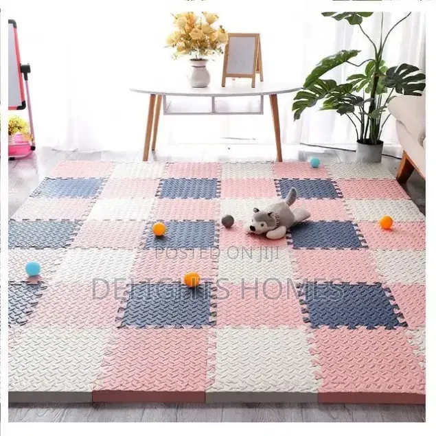 8Pcs Thick Foam Baby Play Puzzle Mat_car