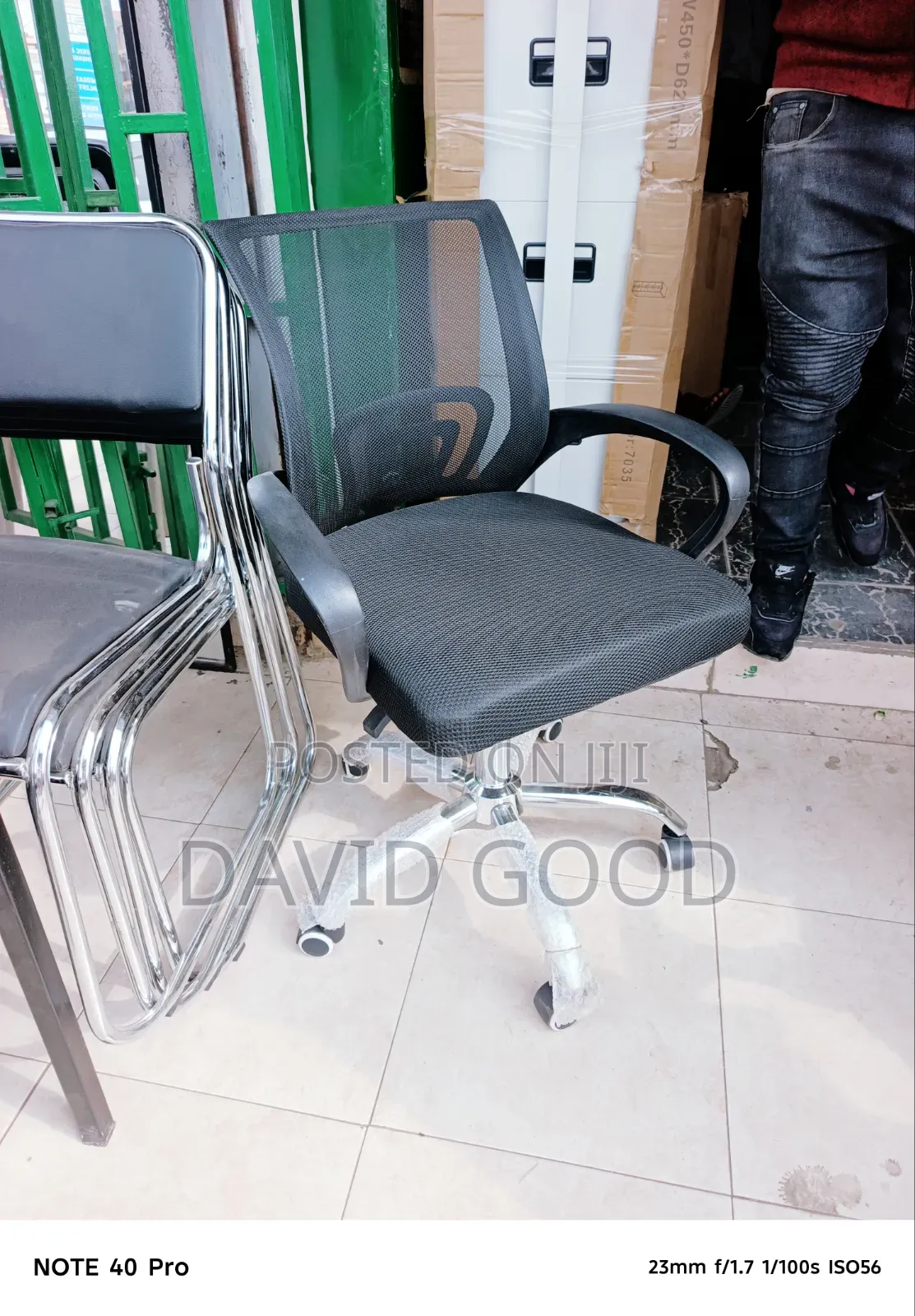 Mesh Chair Black