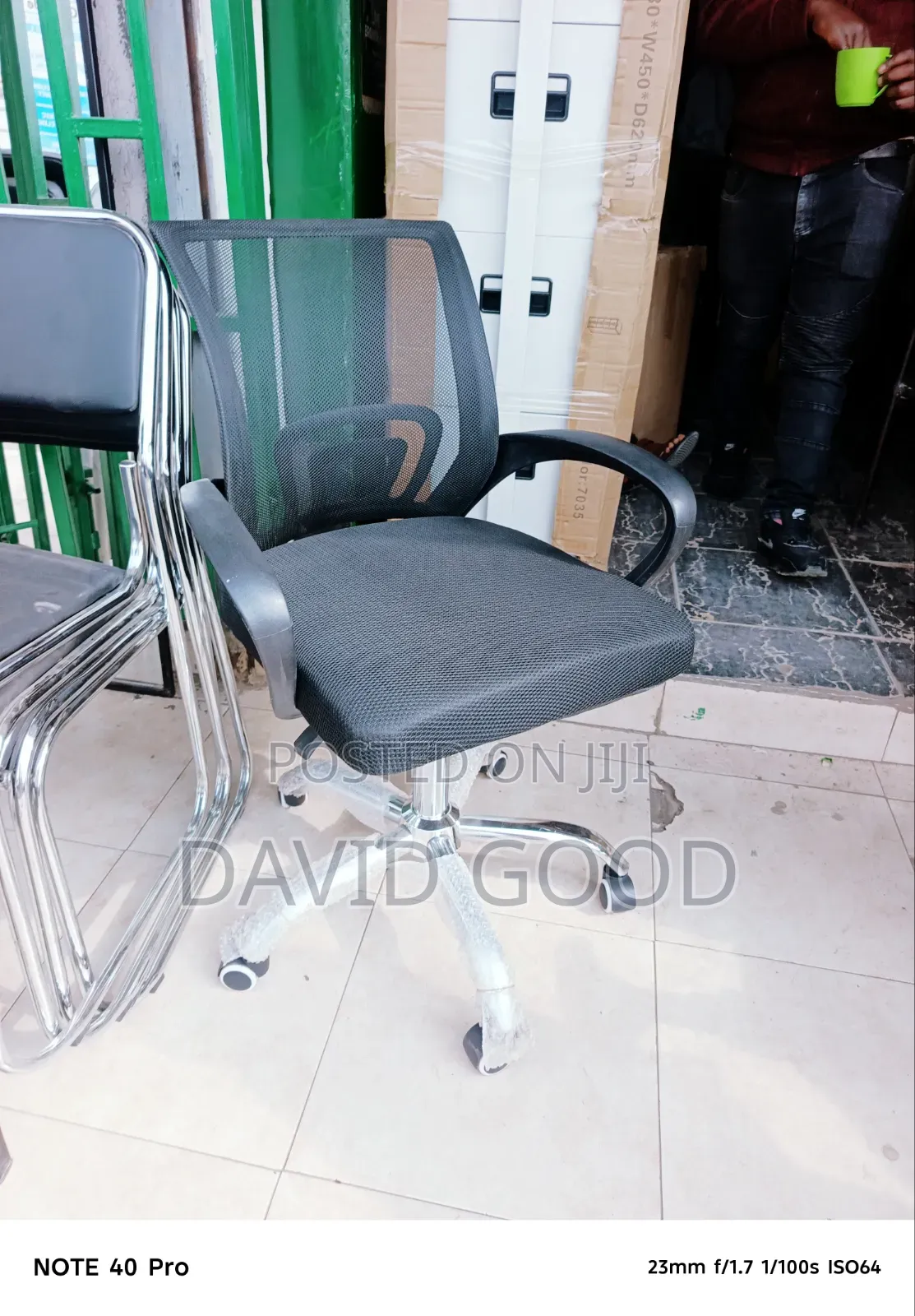 Mesh Chair Black