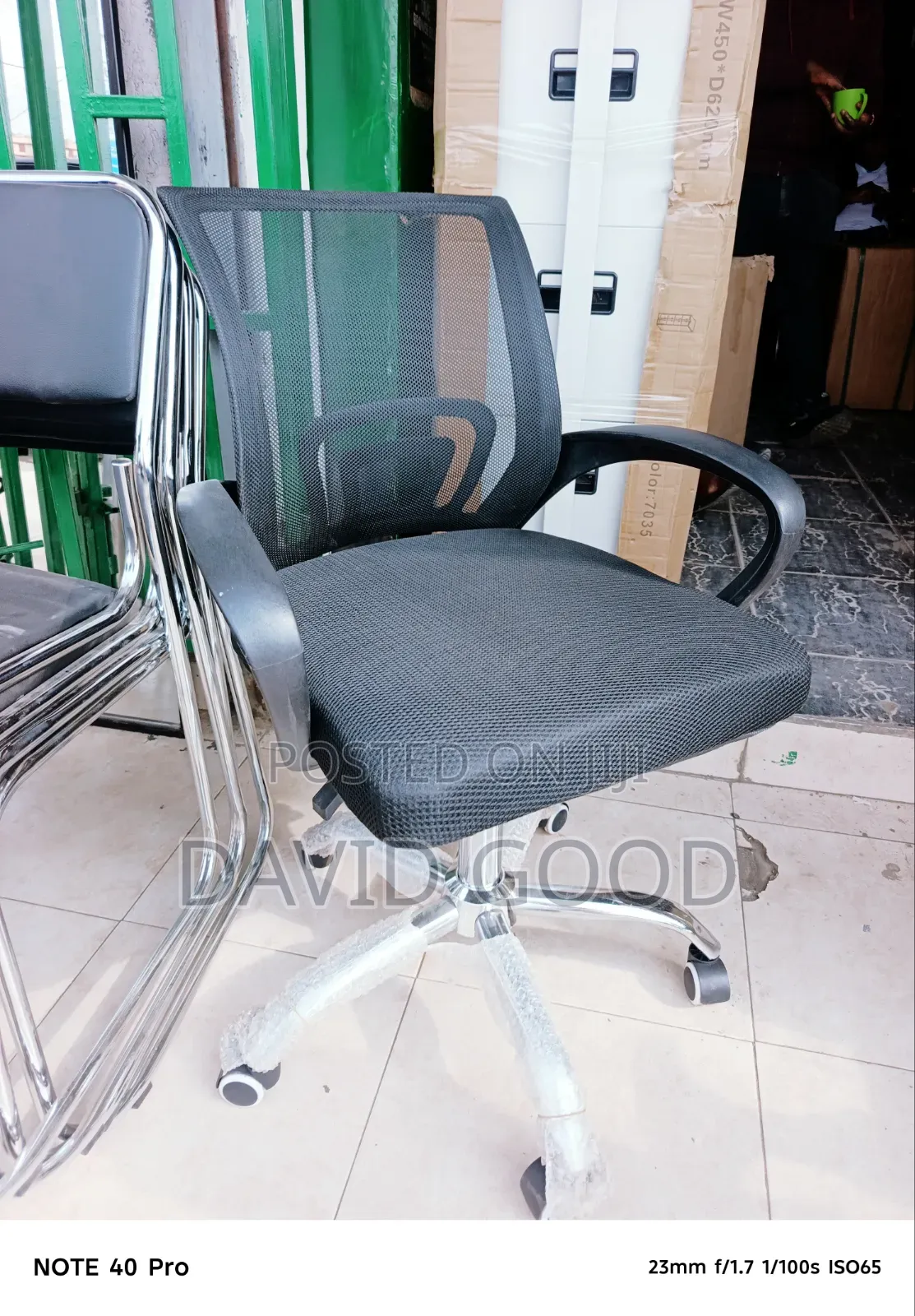 Mesh Chair Black