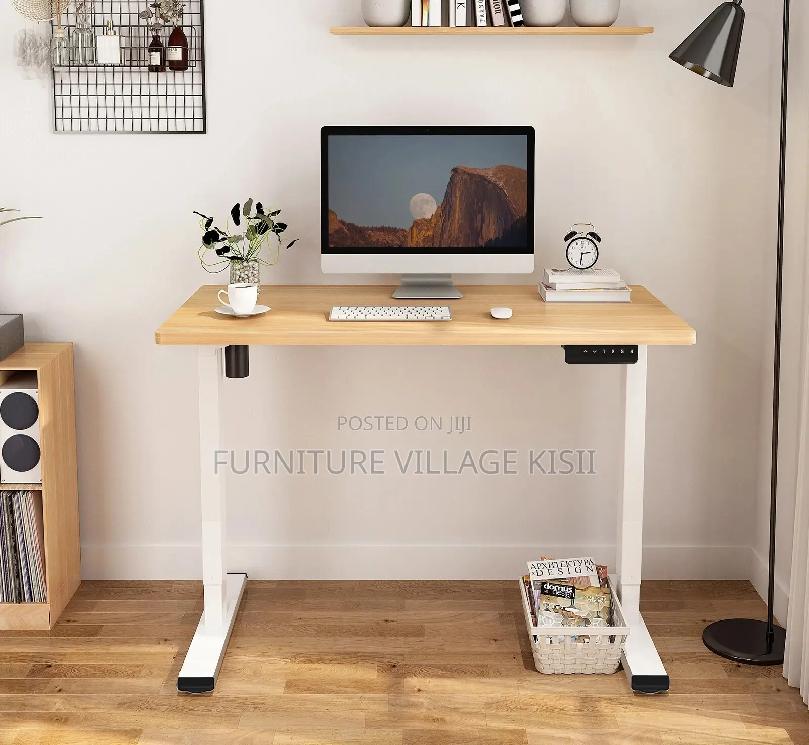 Office Desk: Electronic Standing Desk