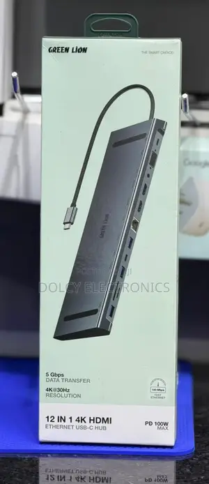 Green Lion 12-in-1 HDMI USB-C HUB