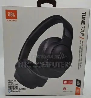 JBL TUNE 770NC Wireless on-Ear Adaptive Noise Cancelling Headphones