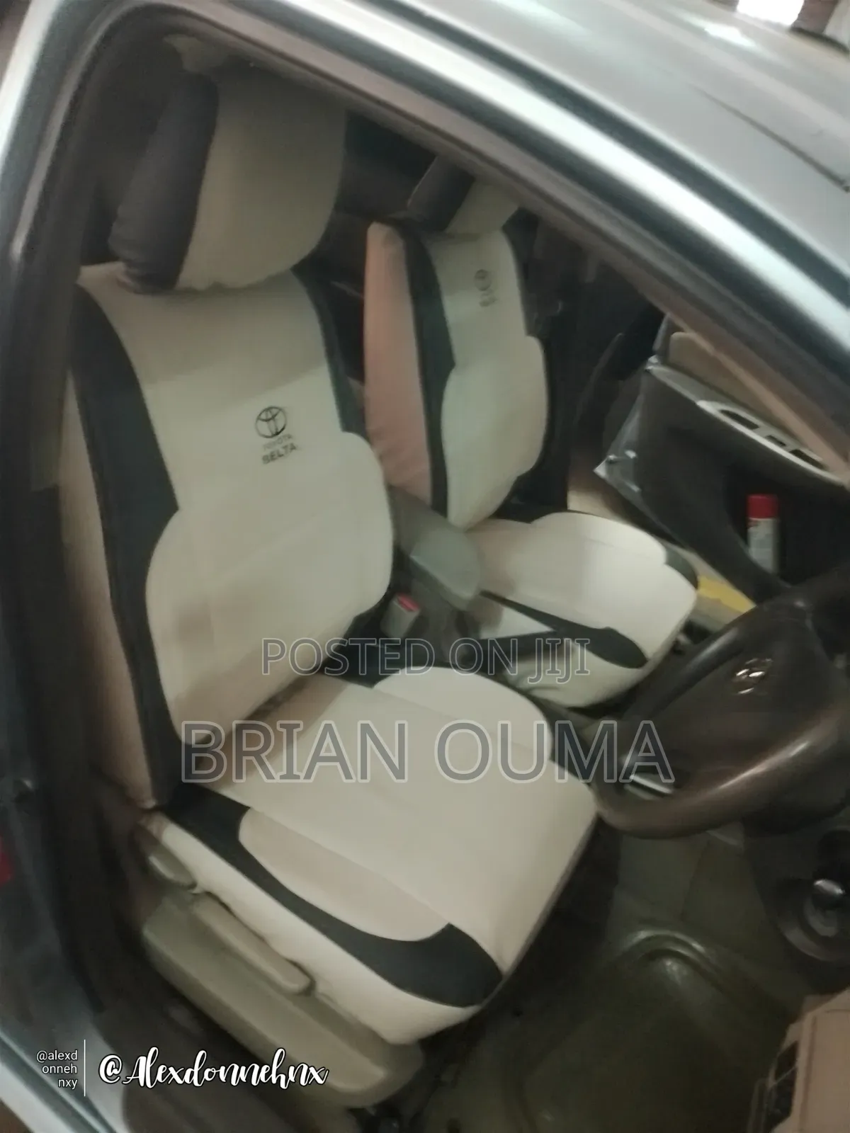 Toyota Belta Interior Upgrade – Custom Seat Covers |