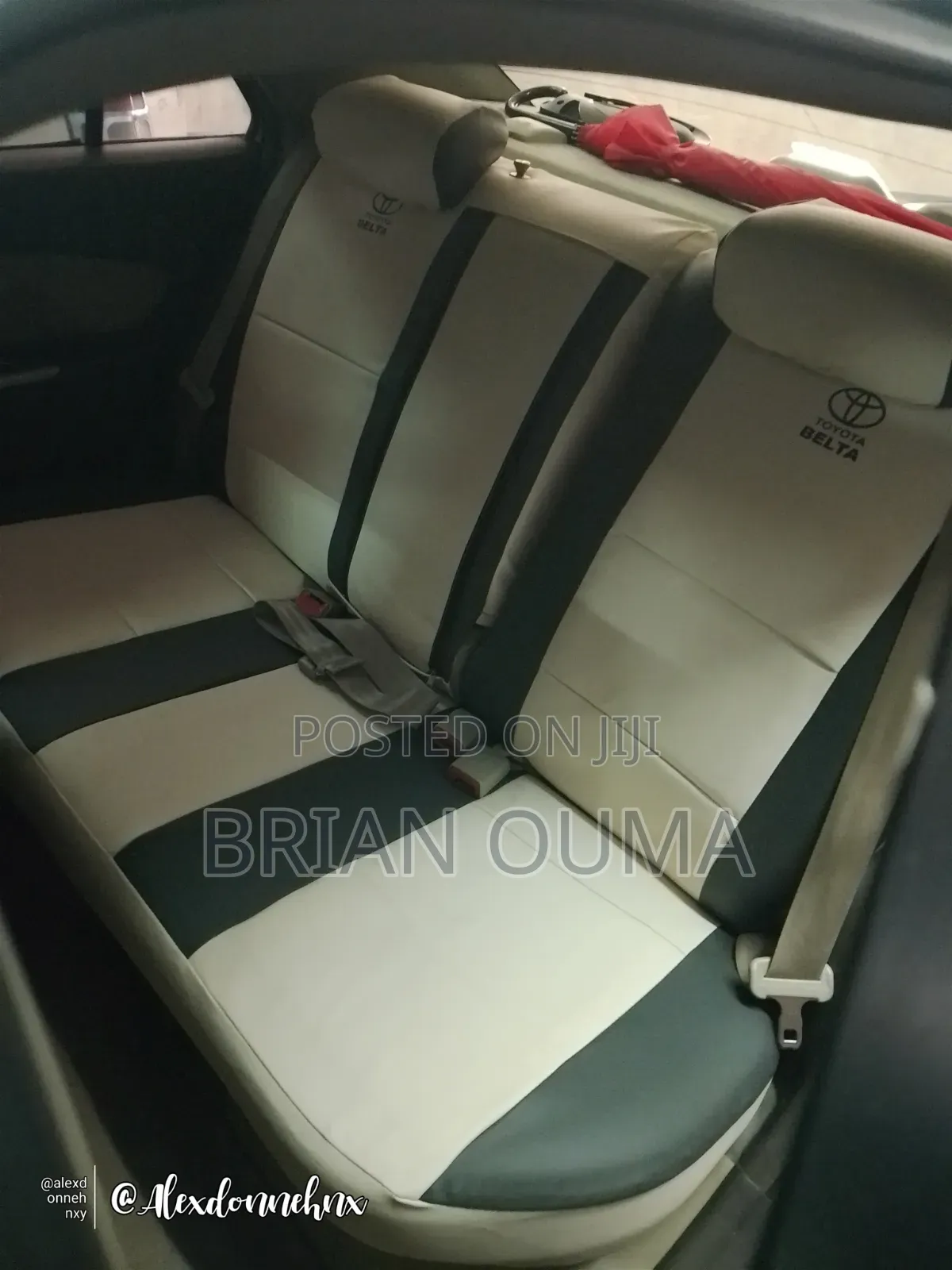 Toyota Belta Interior Upgrade – Custom Seat Covers |