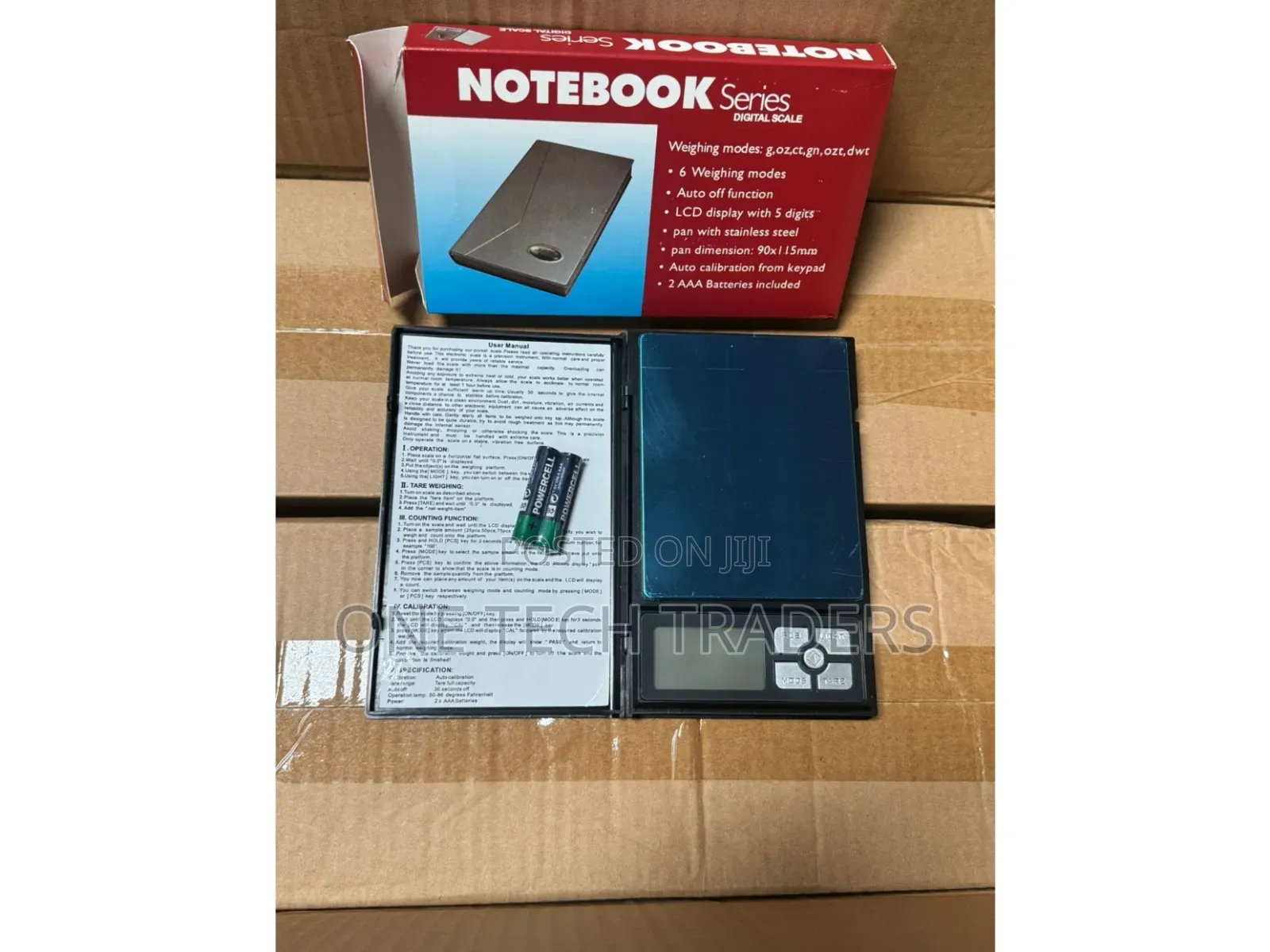 Notebook  500gram Digital Scale