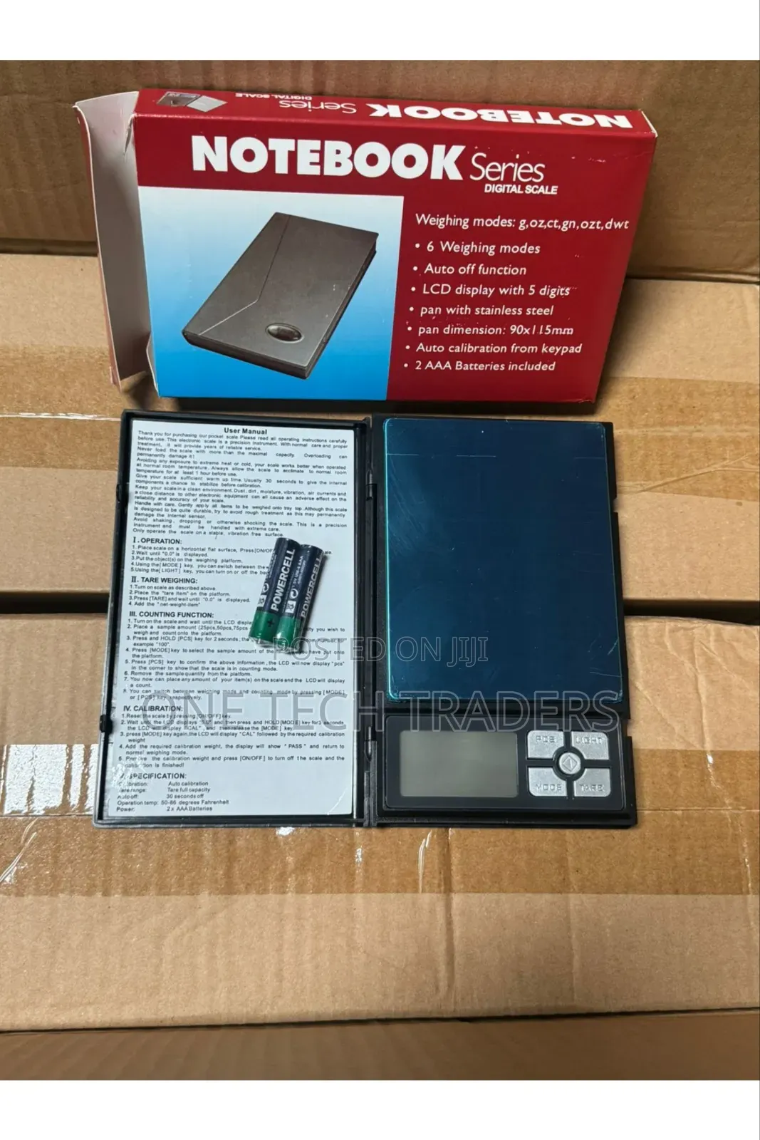 Notebook  500gram Digital Scale