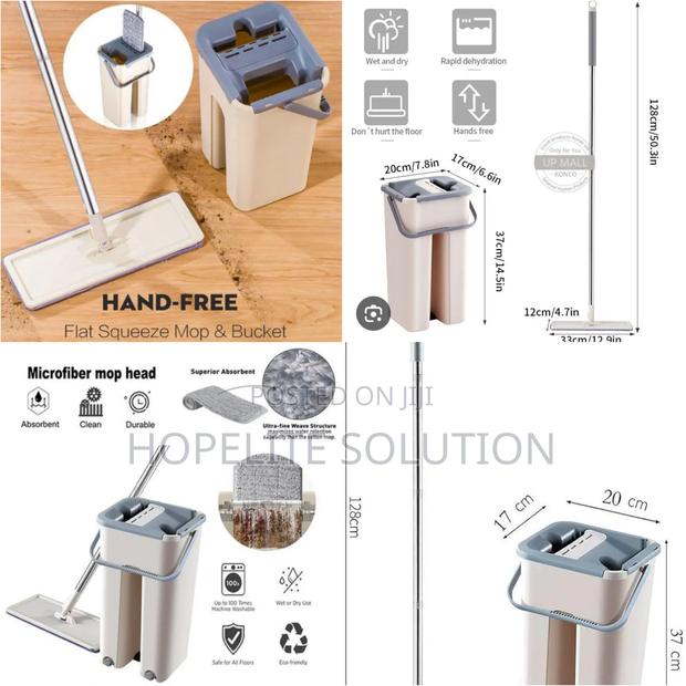Magic Mop +Bucket With Extra Top Cloth