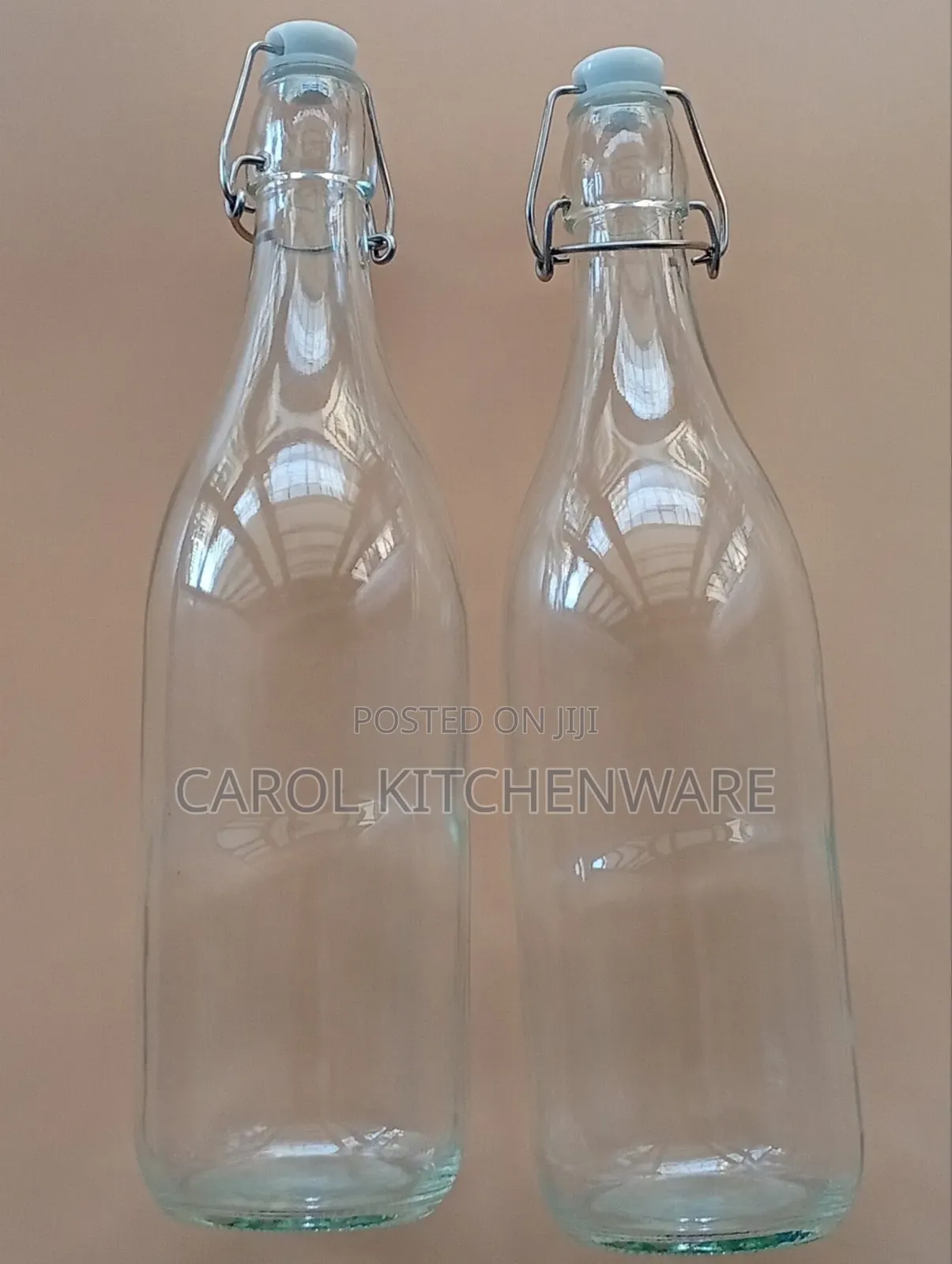 Cling Top Glass Bottle/ 1000 Ml Bon Appetit Glass Bottle