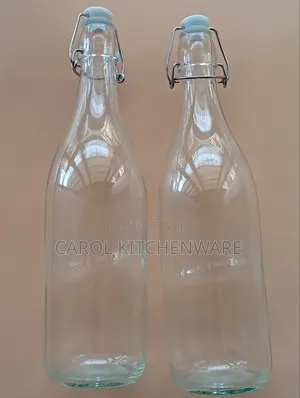 Cling Top Glass Bottle/ 1000 Ml Bon Appetit Glass Bottle