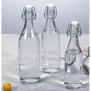 Cling Top Glass Bottle/ 1000 Ml Bon Appetit Glass Bottle
