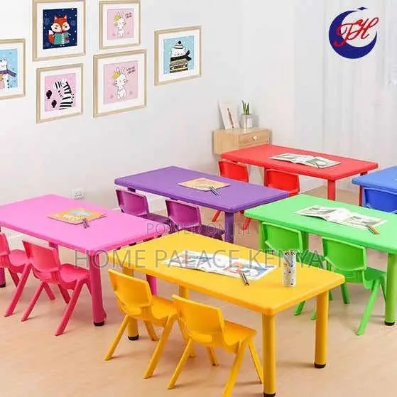 Kids Table; Strong and Durable Kindergarten Study Table for Preschool