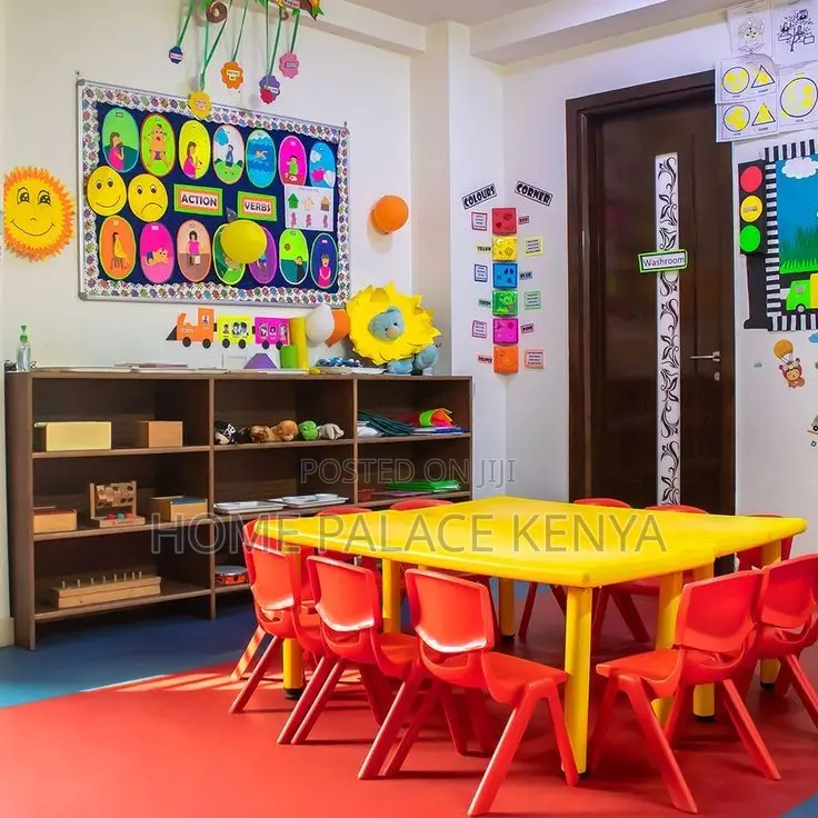 Kids Table; Strong and Durable Kindergarten Study Table for Preschool