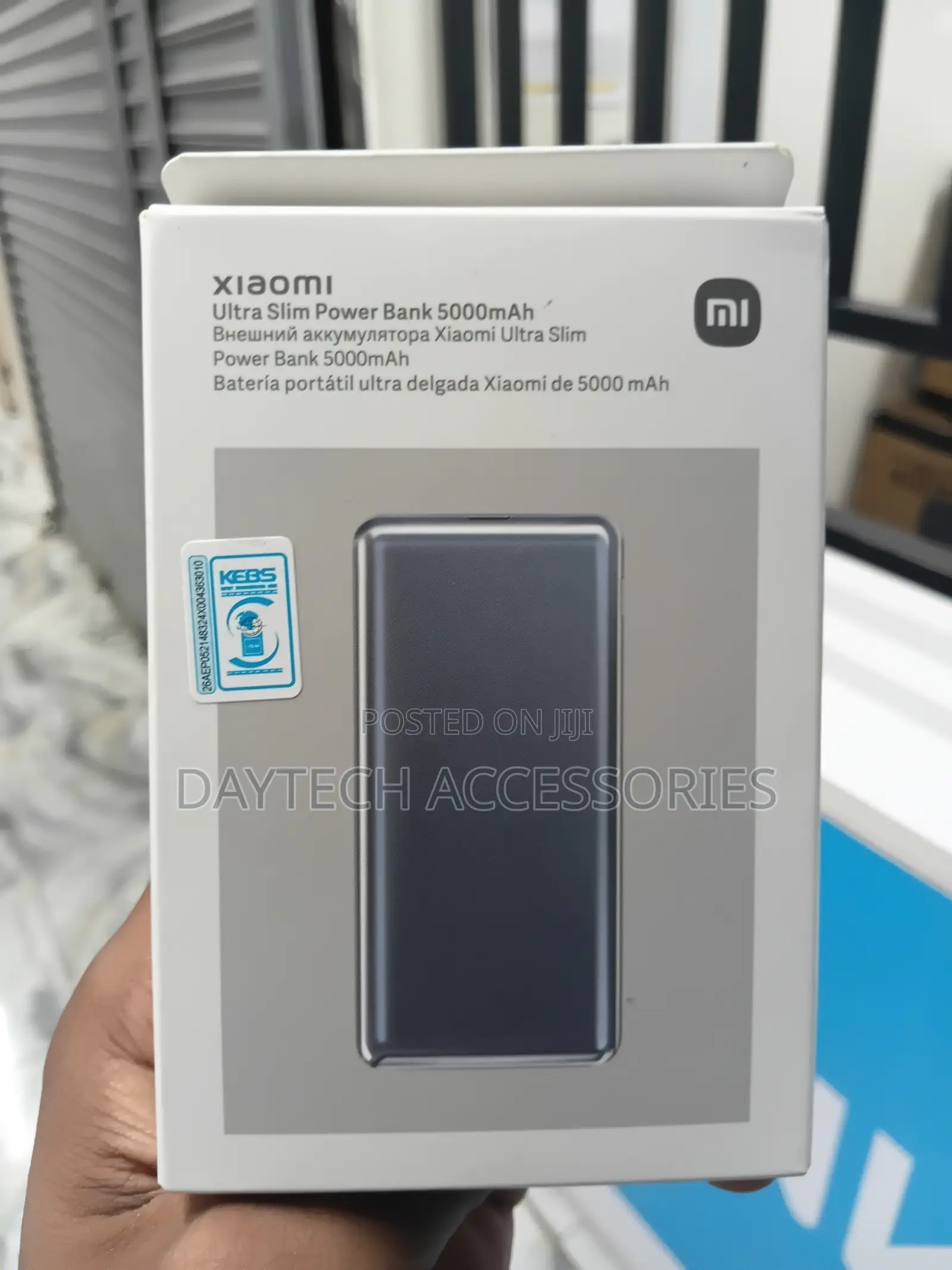 Xiaomi Ultra Slim Power Bank 5000mAh in Space Gray