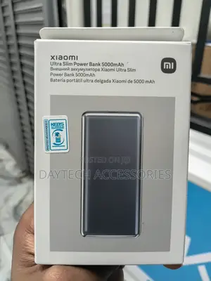 Xiaomi Ultra Slim Power Bank 5000mAh in Space Gray