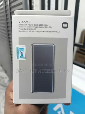 Xiaomi Ultra Slim Power Bank 5000mAh in Space Gray
