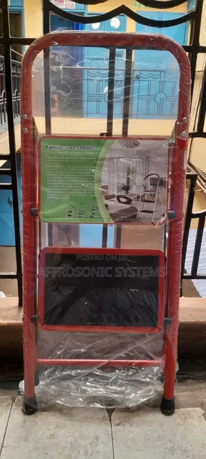 2 Steps Heavy-Duty Steel Step Ladder