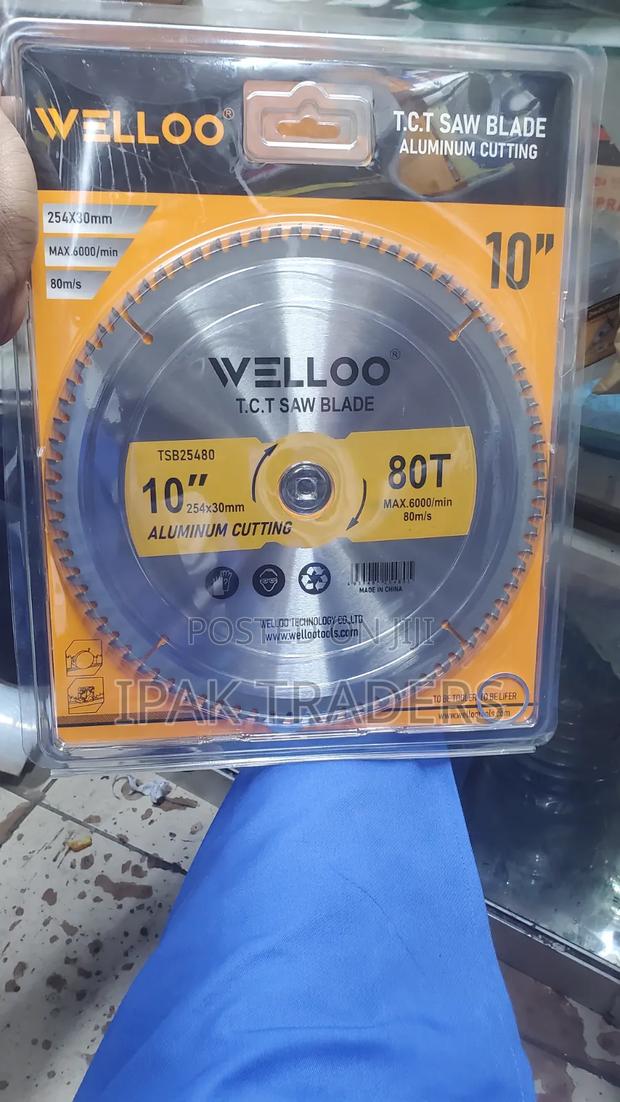 10-Inch (254x30mm) Welloo T.C.T Saw Blade Aluminum Cutting